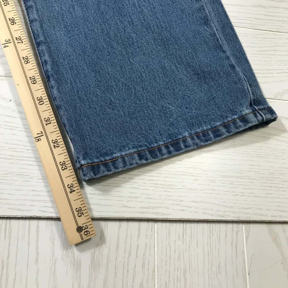Levis 517 Bootcut Jeans Men 38x34 Blue Medium Wash Western Workwear Denim Cotton